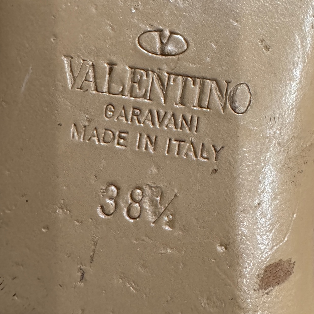 Valentino Garavani Poudre Studded  ballet Flats 38.5/ 8.5 made in Italy - Picture 9 of 10
